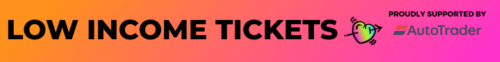 Low income tickets proudly supported by AutoTrader