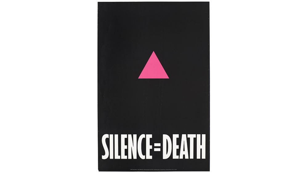 Silence = Death iconic poster